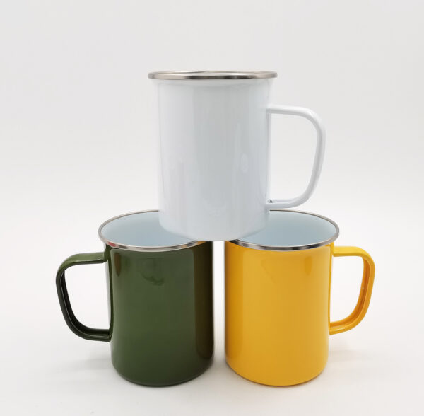 22oz Colored Enamel Mug