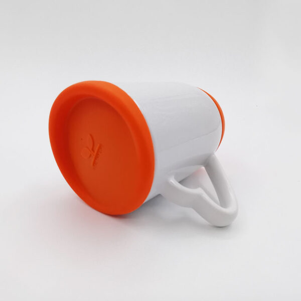 12oz/360ml Ceramic Mug With Silicon Lid and Base - Image 6