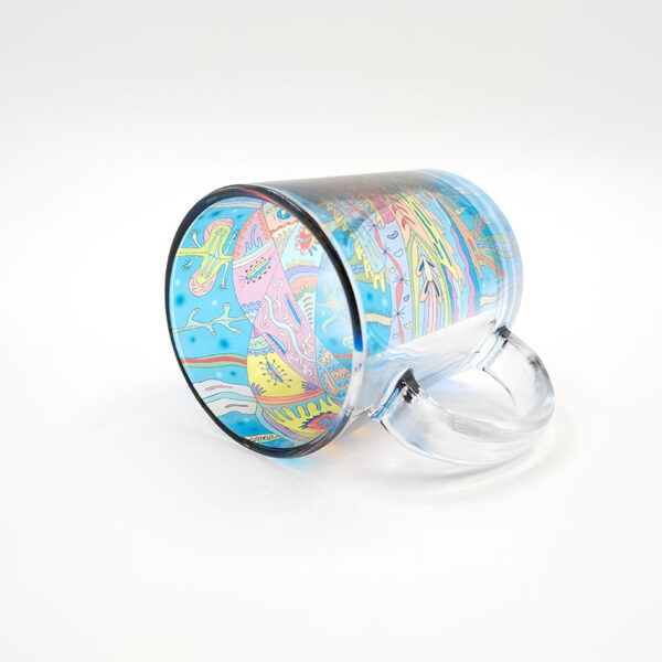 11oz Glass Mugs (Clear) - Image 2