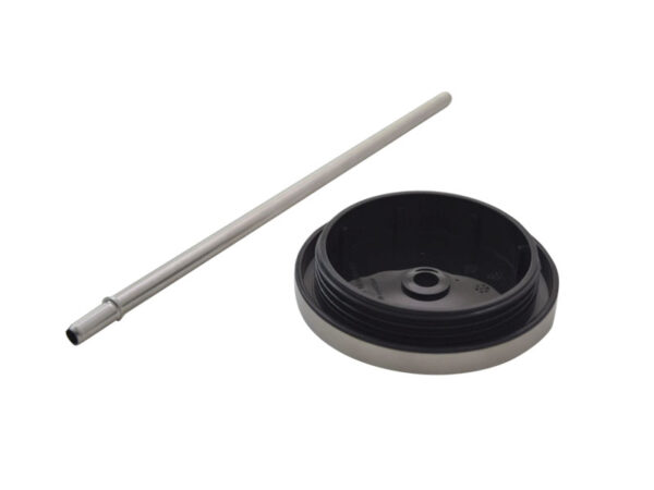 18oz Stainless Steel Tumbler with Straw & Lid - Image 4