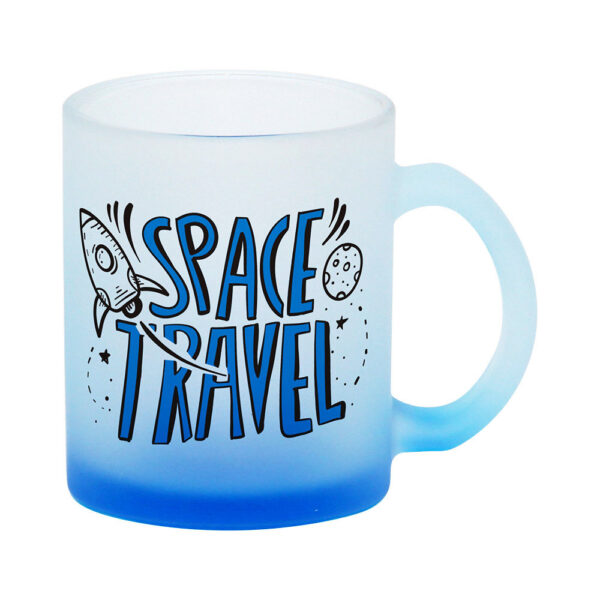11oz Gradient colour Glass Mugs - Image 3