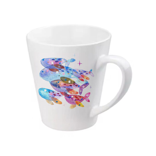 12oz Latte Mug(Cone-shape) - Image 4