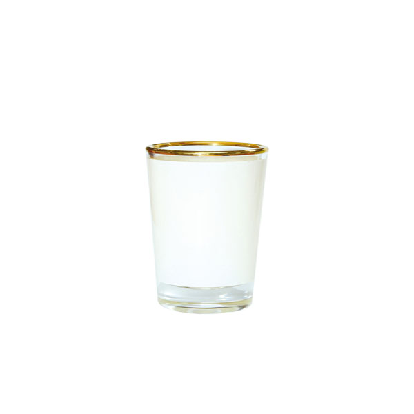 1.5oz Shot Glass Mug with Gold Rim - Image 2