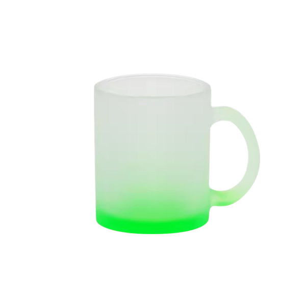 11oz Frosted Neon Glass Mug (Gradient Color) - Image 4