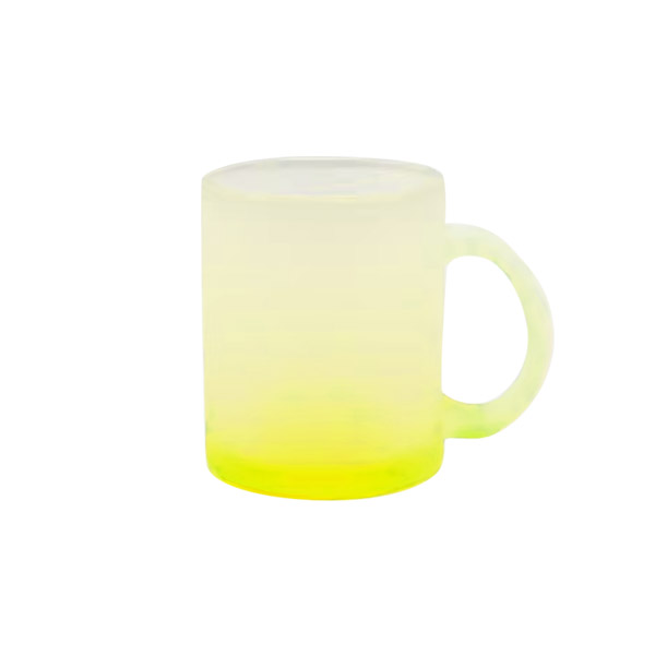 11oz Frosted Neon Glass Mug (Gradient Color) - Image 5