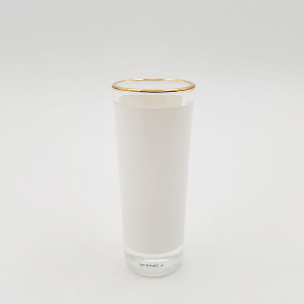 3oz Shot Glass Mug with Gold Rim - Image 6
