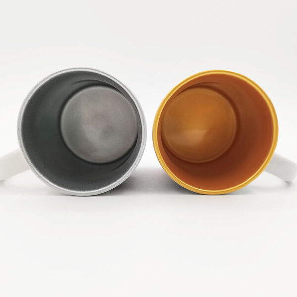 11oz Two-Tone Color Mug - Gold/Silver - Image 3