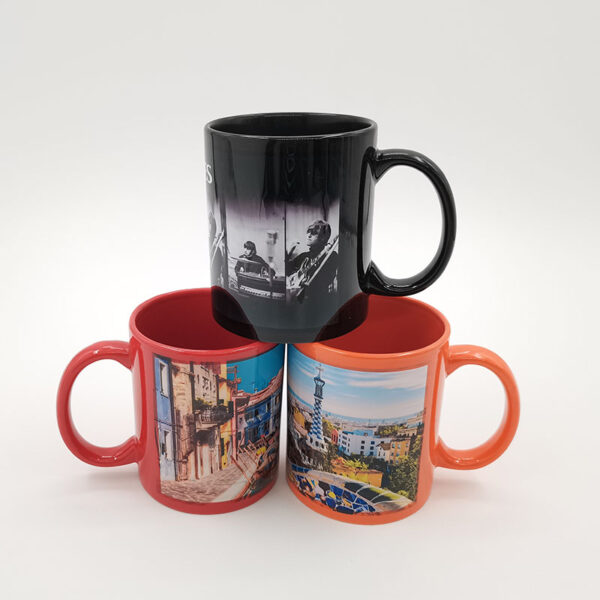 11oz Full Colour Mug With White Patch