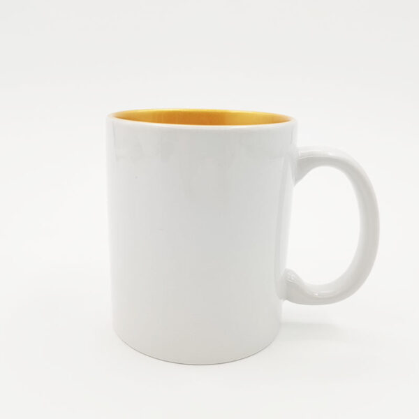 11oz Two-Tone Color Mug - Gold/Silver - Image 6