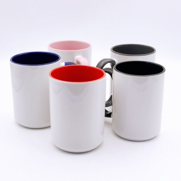 15oz Inner Rim Color Mug - Image 4