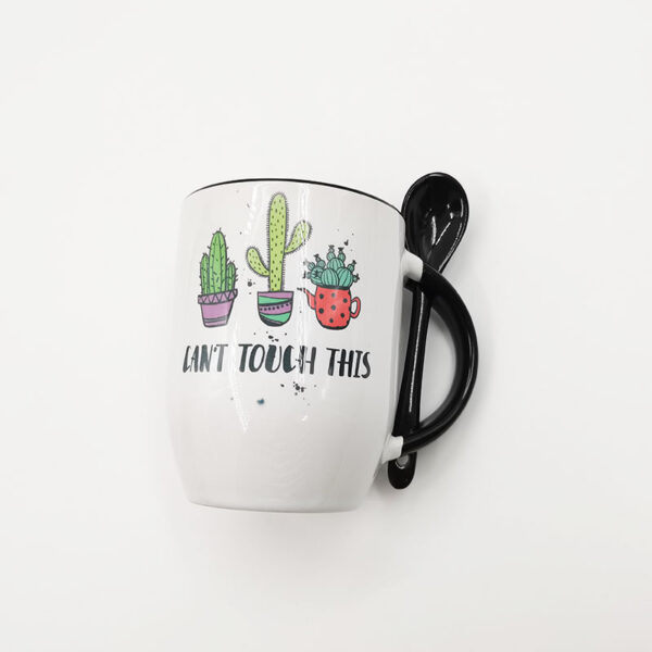 12oz Color Sublimation Spoon Mug - Image 5