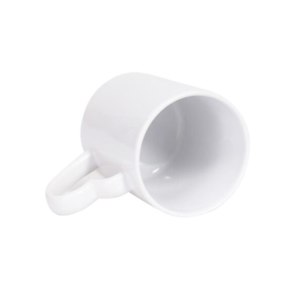 11oz White Mug with Heart Handle - Image 6