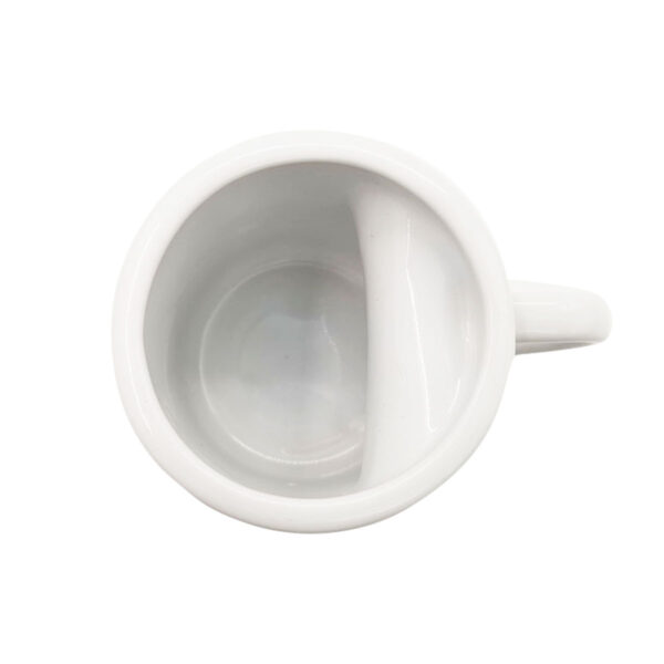 11oz Heart Shape Handled White Mug - Image 5