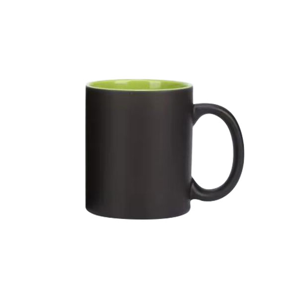 11oz Inner Color Mug With Black Body - Image 2