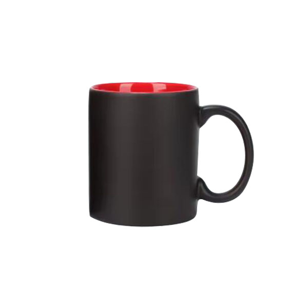 11oz Inner Color Mug With Black Body - Image 3