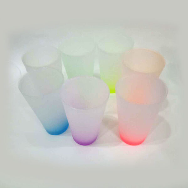 17oz Gradient Colour Glass Cone Mugs - Image 5