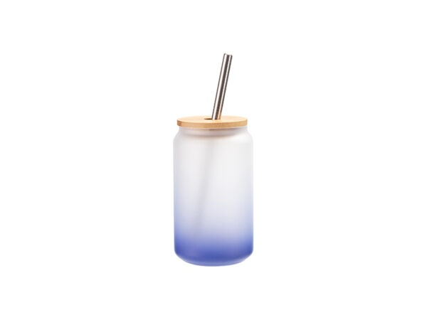 Sublimation Blanks 13oz/400ml Gradient colour Glass Coke Can
