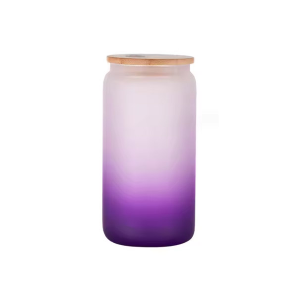 12oz Glass Coke Can (Gradient Color Frosted) - Image 4