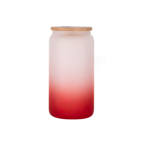 12oz Glass Coke Can (Gradient Color Frosted) - Image 3