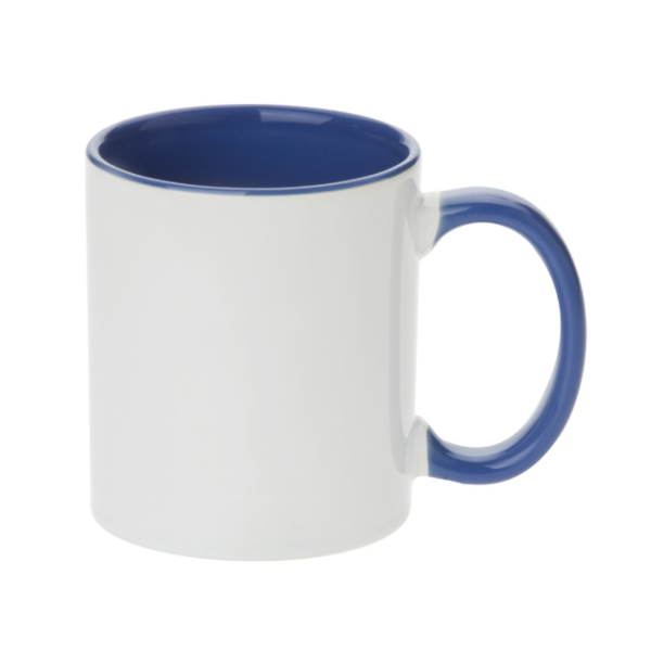 11oz Inner Rim Color Mug - Image 3
