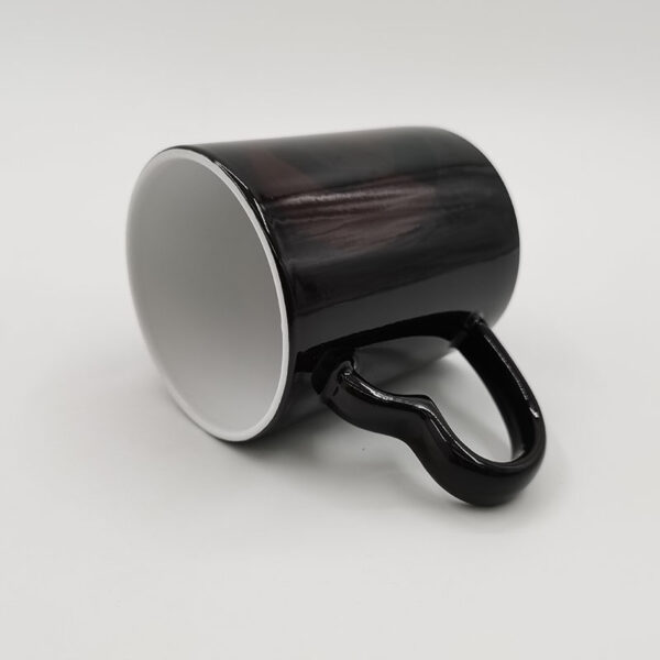 11oz  Full Color Change Mug with Heart Handle - Image 2