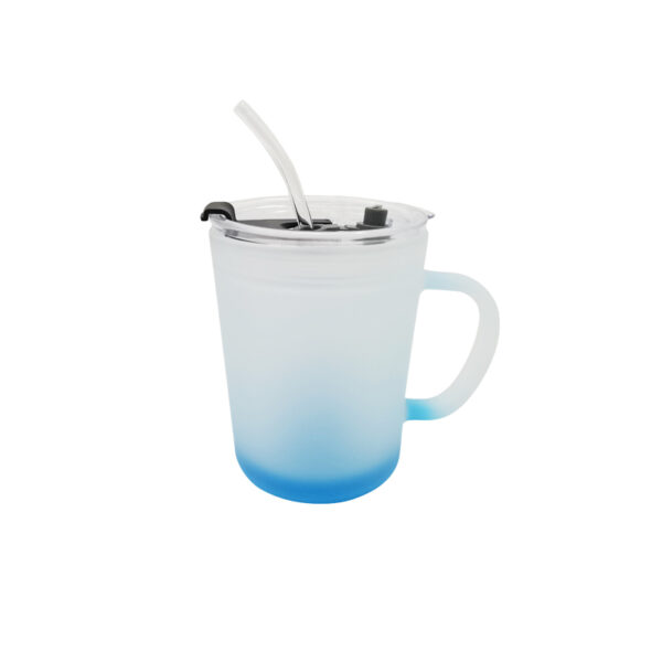12oz Gradient colour Glass Mugs