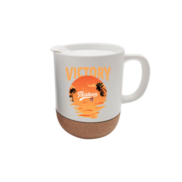 13oz Ceramic Mug with Cork Base
