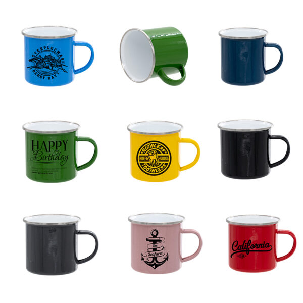 10oz Full Color  Enamel Mug - Image 2