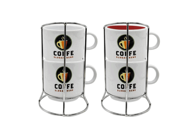 9oz inner color stack mug