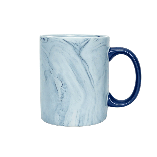 11oz Marble Pattern Ceramic Coffee Mugs Matte - Image 2