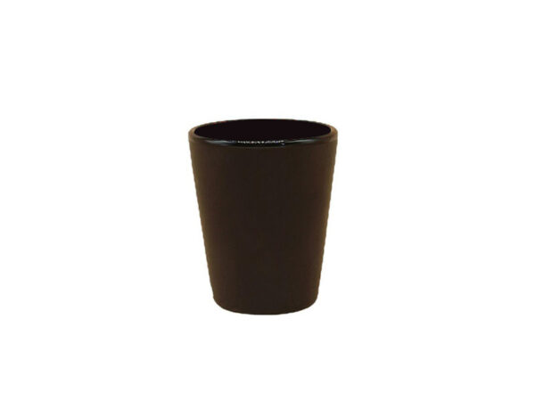 1.5oz Matt black Inner color ceramic chalk mug - Image 7