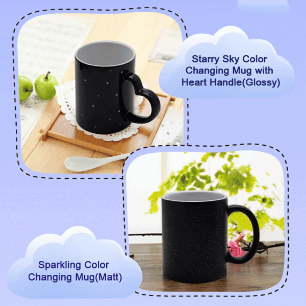 11 oz. Sublimation Starry Sky Color Changing Mug - Image 2