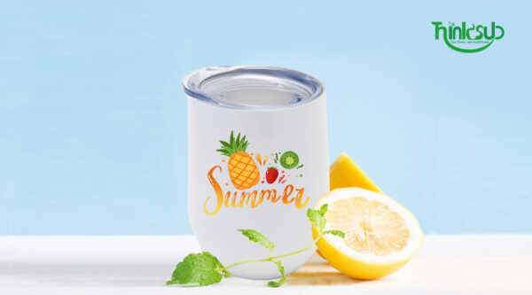 12oz Stainless Steel Stemless Egg Wine - Image 2