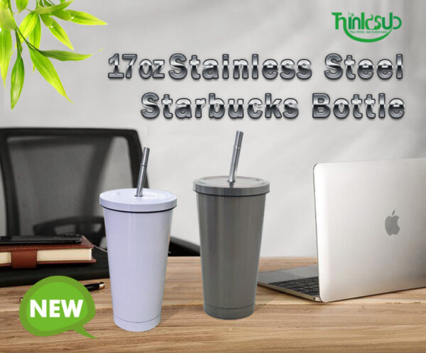 17oz Stainless Steel Sippy Mug - Image 7