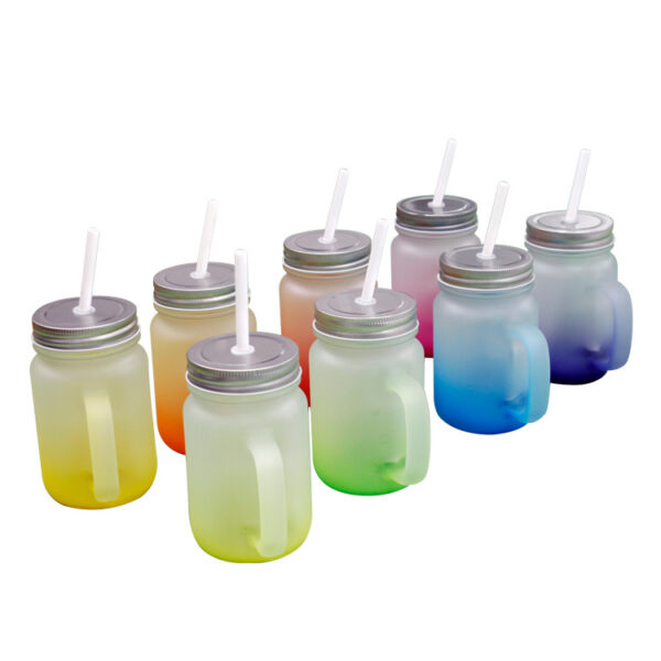 Sublimation Blanks  Gradient colour Mason Jar