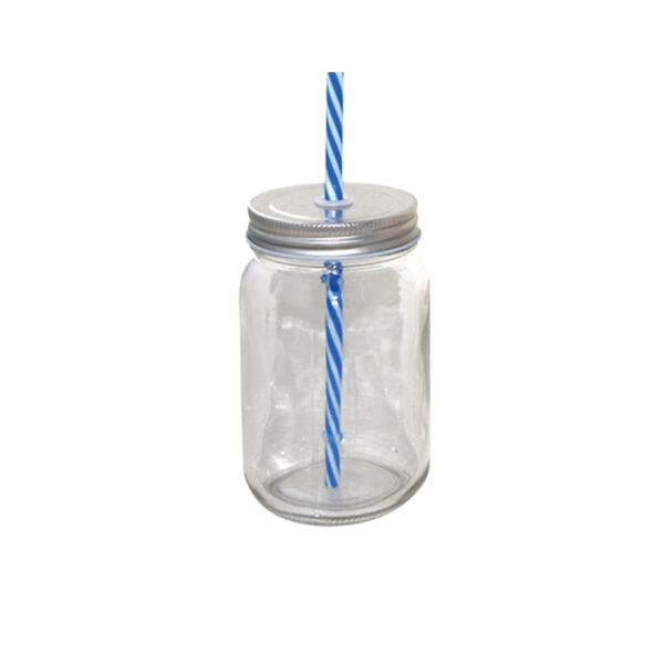 Round Mason Jar Frosted(w/w&o handle) - Image 3