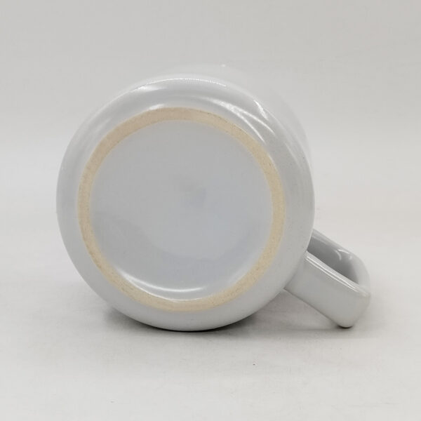10oz  White Mug With Square Handle - Image 5