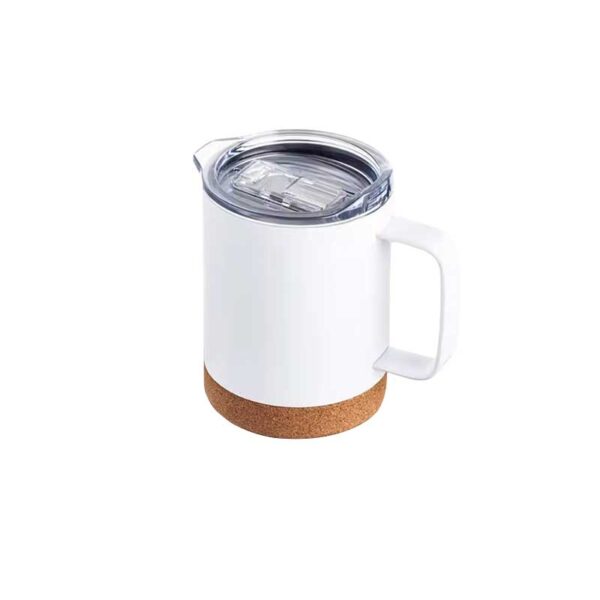 12oz Stainless Steel Cork Bottom Coffee  Mug