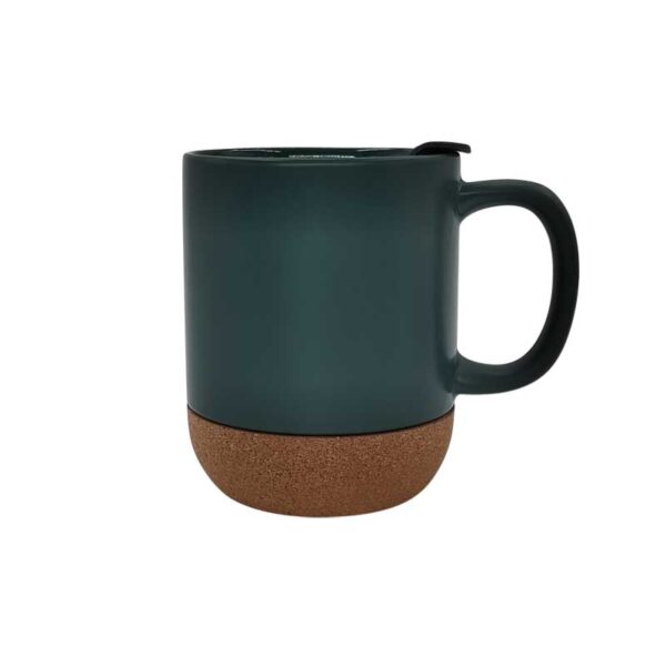 13oz  Ceramic Mug With Cork Base - Image 3