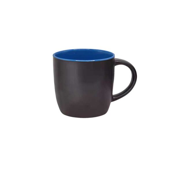 14oz Apple Black Mug With Inner Color - Image 2