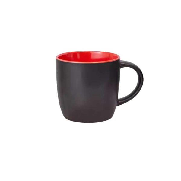 14oz Apple Black Mug With Inner Color