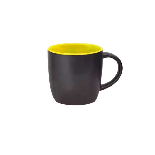 14oz Apple Black Mug With Inner Color - Image 5