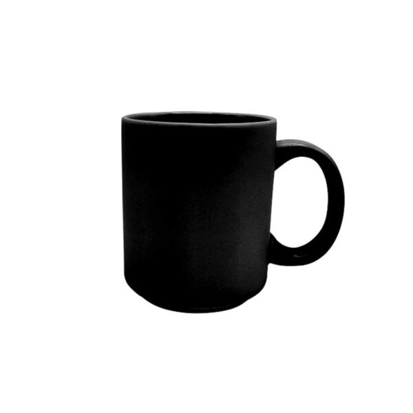 15oz Black Coated Matt Color Mug
