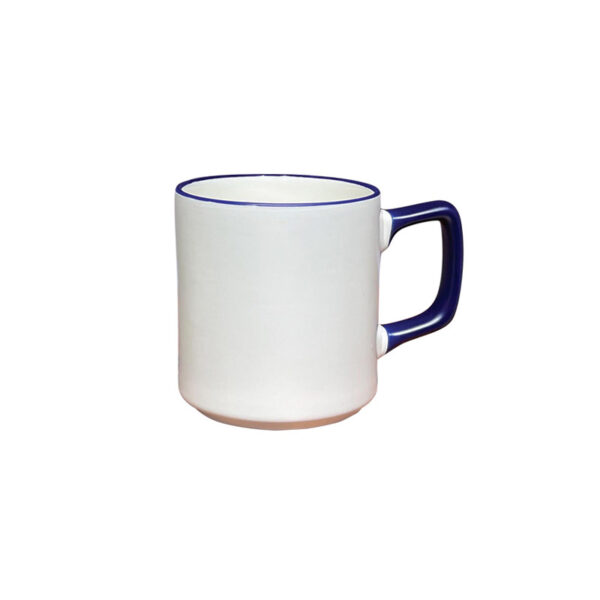 11oz /14oz Rim Handle Colored Mug - Image 3