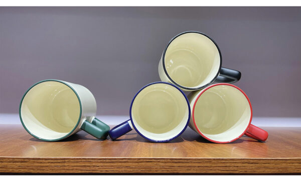 11oz /14oz Rim Handle Colored Mug - Image 8