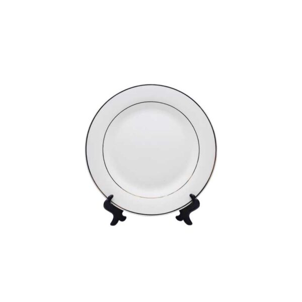 8 "plate with gold rim