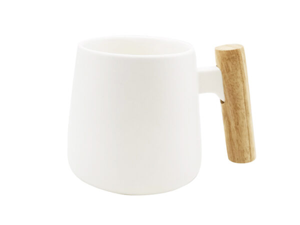 12oz Wooden Handle Mug