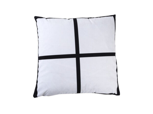 Sublimation 4 Panel Plush Pillow  Cover( Double-Sided)