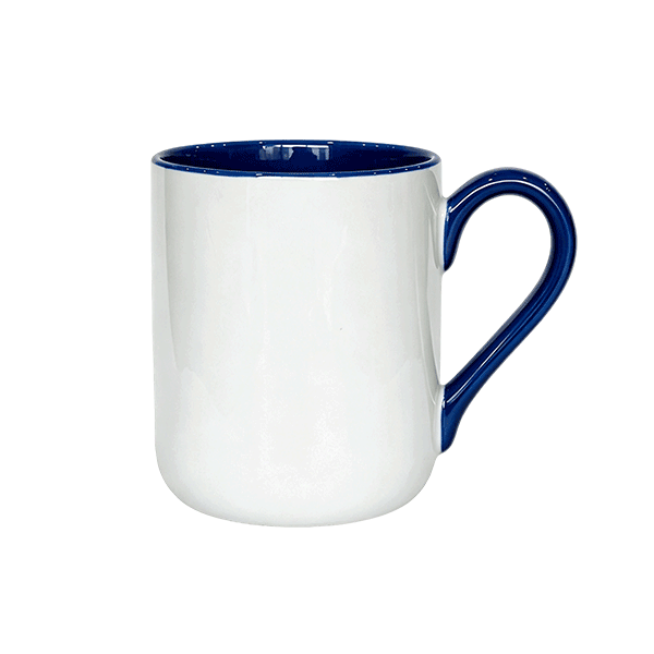 11oz U Shape Inner Handle Color Mug - Image 2