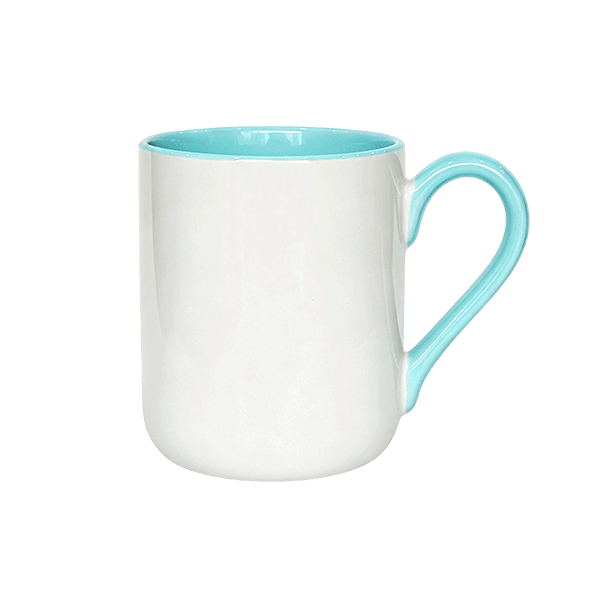 11oz U Shape Inner Handle Color Mug - Image 3
